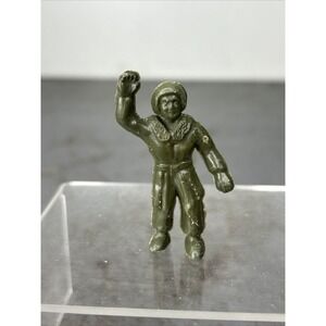 Vintage Premier 45mm WWII Plastic Air Force Pilot Figure Toy Soldier Green